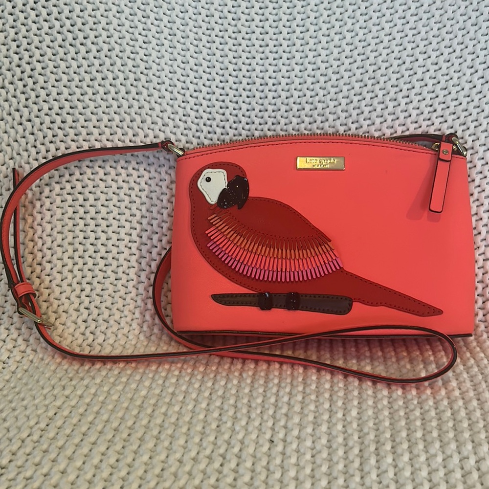 Rare Kate Spade Parrot Crossbody Bag
